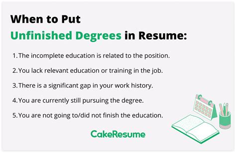 How to Put Unfinished Degree on Resume w/ Examples [Resume Writing.